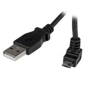 StarTech.com 2m Micro USB Cable - A to Up Angle Micro B image