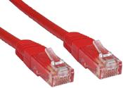 Cables Direct Cat6 U/UTP networking cable Red 1 m U/UTP (UTP) image