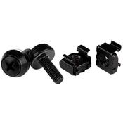 StarTech.com M5 x 12mm - Screws and Cage Nuts - 100 Pack, Black image