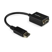 StarTech.com DisplayPort to VGA Adapter - Active DP to VGA Converter - 1080p Video - DisplayPort Certified - DP/DP++ Source to VGA Monitor Cable Adapter Dongle - Latching DP Connector image