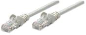 Intellinet Network Patch Cable, Cat5e, 1m, Grey, CCA, U/UTP, PVC, RJ45, Gold Plated Contacts, Snagless, Booted, Lifetime Warranty image