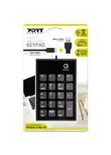 Port Designs 900801 numeric keypad Laptop USB Black, Grey image