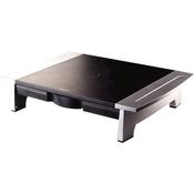 Fellowes Computer Monitor Stand with 5 Height Adjustments - Office Suites Monitor Riser with Storage Tray - Ergonomic Adjustable Monitor Stand for Computers - Max Weight 36KG/Max Size 28" - Graphite image