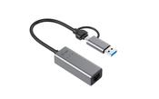 i-tec Metal USB-C/USB-A 2.5Gbps Ethernet Adapter image