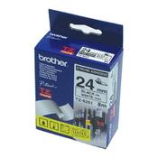Brother TZ-S251 DirectLabel black on white extra strong Laminat 24mm x 8m for Brother P-Touch TZ 3.5-24mm/HSE/36mm/6-24mm/6-36mm image