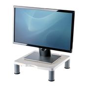 Fellowes Computer Monitor Stand with 3 Height Adjustments - Standard Monitor Riser with Cable Management - Ergonomic Adjustable Monitor Stand for Computers - Max Weight 27KG/Max Size 21" - Platinum image