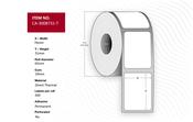 Capture CA-3008731-T printer label White