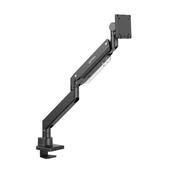 Manhattan Desk Mount for TV &amp; Monitors (Full Motion Gas Spring), For screens 13" to 42", C-Clamp or Grommet Assembly,VESA compatibility: all between 75x75mm to 200x200mm - check the dimensions of the four mounting holes on back of screen to ensure it fits image