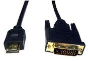 Cables Direct 1m HDMI-DVI-D Black image