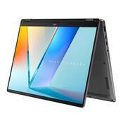 ASUS Vivobook 14 Flip TP3407SA-QL011W Intel Core Ultra 5 226V Hybrid (2-in-1) 35.6 cm (14") Touchscreen WUXGA 16 GB LPDDR5x-SDRAM 512 GB SSD Wi-Fi 7 (802.11be) Windows 11 Home Grey image