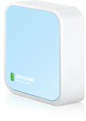 TP-Link TL-WR802N wireless router Fast Ethernet Single-band (2.4 GHz) Blue, White image