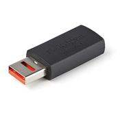 StarTech.com Secure Charging USB Data Blocker Adapter – Male to Female USB-A Charge-Only Adapter – No-Data Charge/Power-Only Adapter for Phone/Tablet – Data Blocking USB Protector Adapter image