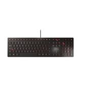 CHERRY KC 6000 SLIM Corded Keyboard, Black, USB (QWERTY - UK) image