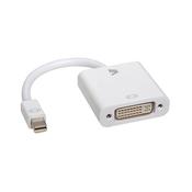 V7 White Video Adapter Mini DisplayPort Male to DVI-D Male image