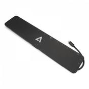 V7 DOCKUCPT01 laptop dock/port replicator Docking USB 3.2 Gen 1 (3.1 Gen 1) Type-C Black image