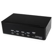 StarTech.com 4 Port Dual DVI USB KVM Switch with Audio &amp; USB 2.0 Hub image