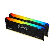 Kingston Technology FURY Beast 32GB 3200MT/s DDR4 CL16 DIMM (Kit of 2) RGB image