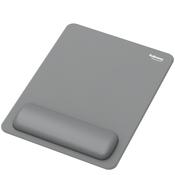 Fellowes Breyta XL Mouse Mat Wrist Rest XL Mouse Pad Wrist Support with Antibacterial Protection Ergonomic Mouse Mat Grey image