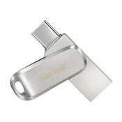SanDisk Ultra Dual Drive Luxe USB flash drive 128 GB USB Type-A / USB Type-C 3.2 Gen 1 (3.1 Gen 1) Stainless steel image
