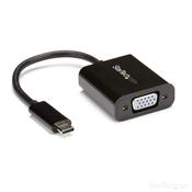 StarTech.com USB-C to VGA Adapter - Black - 1080p - Video Converter For Your MacBook Pro - USB C to VGA Display Dongle - Upgraded Version is CDP2VGAEC image