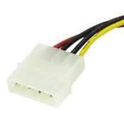 StarTech.com 6in 4 Pin LP4 to SATA Power Cable Adapter image