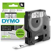 Dymo 45013/S0720530 DirectLabel-etikettes black on white 12mm x 7m for Dymo D1 6-12mm/19mm/24mm/9-12mm/9-19mm image