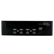 StarTech.com 4 Port DVI VGA Dual Monitor KVM Switch USB with Audio &amp; USB 2.0 Hub image