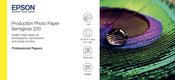 Epson Semigloss 200 photo paper White Semi-gloss image