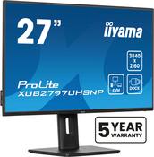iiyama ProLite XUB2797UHSNP-B1 computer monitor 68.6 cm (27") 3840 x 2160 pixels 4K Ultra HD LED Black image