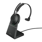 Jabra Evolve2 65 USB-A UC Mono with Charging Stand - Black image