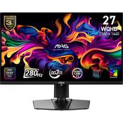 MSI MAG 271QP QD-OLED X28 computer monitor 67.3 cm (26.5") 2560 x 1440 pixels Wide Quad HD Black image