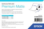 Epson C33S045419 Continous label roll matt Premium 102mm x 35m Pack=1 for Epson TM-C 3500 image