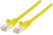 Intellinet Network Patch Cable, Cat5e, 2m, Yellow, CCA, SF/UTP, PVC, RJ45, Gold Plated Contacts, Snagless, Booted, Lifetime Warranty image