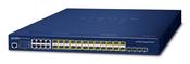 PLANET Layer 3 16-Port 100/1000X SFP Managed L3 10G Ethernet (100/1000/10000) 1U Blue image