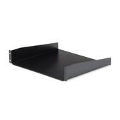 StarTech.com 2U Server Rack Shelf - Universal Rack Mount Cantilever Shelf for 19" Network Equipment Rack &amp; Cabinet - Heavy Duty Steel – Weight Capacity 44lb/20kg - 16" Deep Tray, Black image