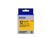 Epson C53S654008/LK-4YBP DirectLabel-etikettes black on yellow 12mm x 9m for Epson LabelWorks 4-18mm/36mm/6-12mm/6-18mm/6-24mm image