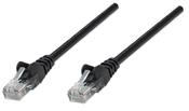 Intellinet Network Patch Cable, Cat5e, 1m, Black, CCA, U/UTP, PVC, RJ45, Gold Plated Contacts, Snagless, Booted, Lifetime Warranty image