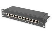 Digitus CAT 6, Class E Patch Panel, shielded, black image