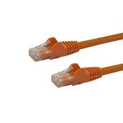 StarTech.com 2m CAT6 Ethernet Cable - Orange CAT 6 Gigabit Ethernet Wire -250MHz 100W PoE RJ45 UTP Network/Patch Cord Snagless w/Strain Relief Individually Tested image