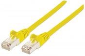 Intellinet Network Patch Cable, Cat5e, 10m, Yellow, CCA, SF/UTP, PVC, RJ45, Gold Plated Contacts, Snagless, Booted, Lifetime Warranty image