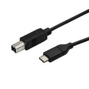 StarTech.com USB-C to USB-B Printer Cable - M/M - 3 m (10 ft.) - USB 2.0 image