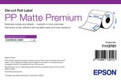 Epson PP Matte Label Premium, Die-cut Roll, 105mm x 152mm, 185 Labels