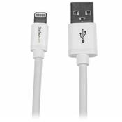 StarTech.com 2 m (6 ft.) USB to Lightning Cable - Long iPhone / iPad / iPod Charger Cable - Lightning to USB Cable - Apple MFi Certified - White image