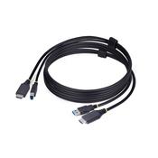 StarTech.com 6ft (1.8m) HDMI and USB 5Gbps KVM Cable, 4K 60Hz, HDMI 2.0 and USB Combo Cable for KVM Switches image