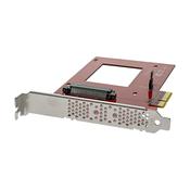 StarTech.com U.2 to PCIe Adapter for 2.5" U.2 NVMe SSD - SFF-8639 - x4 PCI Express 4.0 image