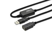 Microconnect USB2.0AAF10A USB cable USB 2.0 10 m USB A Black image