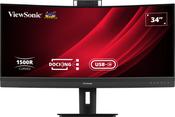 Viewsonic VG3457CV computer monitor 86.4 cm (34") 3440 x 1440 pixels UltraWide Quad HD LED Black image