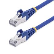 StarTech.com 1m Blue CAT8 Ethernet Cable, Snagless RJ45, 25G/40G, 2000MHz, 100W PoE++, S/FTP, 26AWG Pure Bare Copper Wire, LSZH, Shielded Network Patch Cord w/Strain Reliefs, Individually Tested image