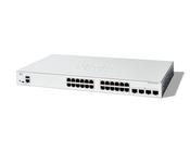 Cisco Catalyst 1300-24T-4G Managed Switch, 24 Port GE, 4x1GE SFP, Limited Lifetime Protection (C1300-24T-4G) image