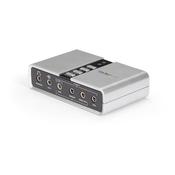 StarTech.com 7.1 USB Audio Adapter External Sound Card with SPDIF Digital Audio image